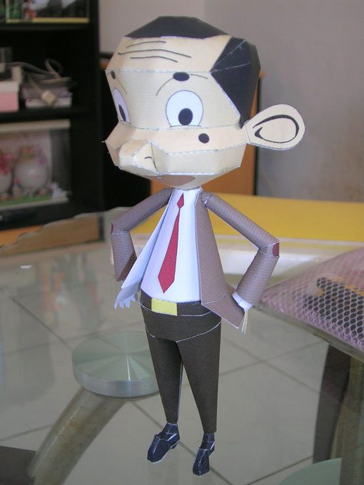 Mr Bean Papercraft - Jemmy Mr Bean Papercraft - Jemmy