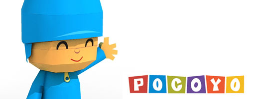 Pocoyo Paper Figure Pocoyo Paper Figure