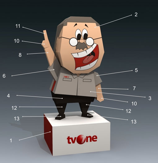 Bang One Papercraft Bang One Papercraft