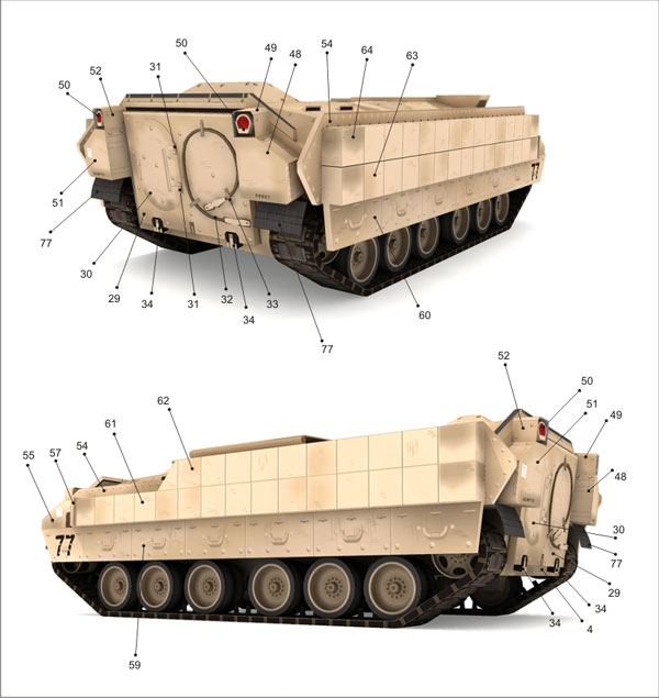 Free M2A2 Bradley 1/43 Free M2A2 Bradley 1/43