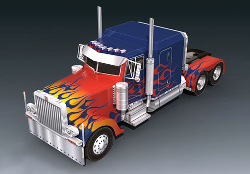 Peterbilt 379 - optimus-prime Vehicle Mode Peterbilt 379 - optimus-prime Vehicle Mode
