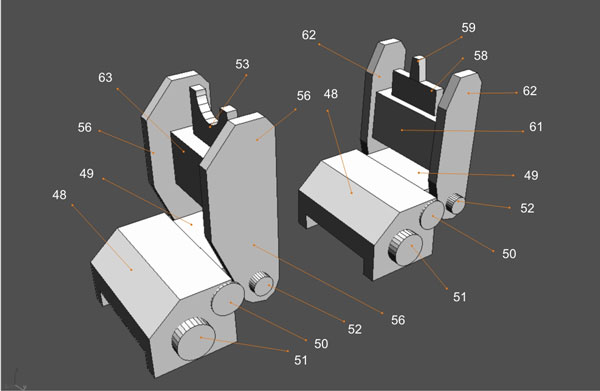 KRISS Super V 1:1 (patterns)