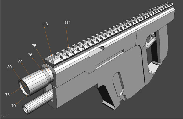 KRISS Super V 1:1 (patterns)